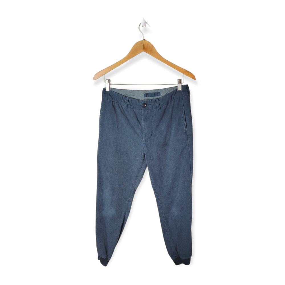 J. Crew‎ Dark Chambray Jogger Pants Size 28 Regular